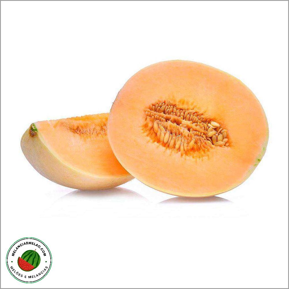 Melão cor laranja safra - uma fruta deliciosa e nutritiva para desfrutar no verão